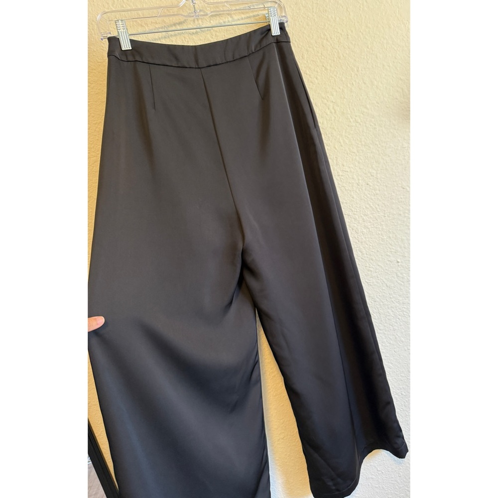 OSMOSE ~Black Wide-Leg Pants~Size M - Picture 3 of 14